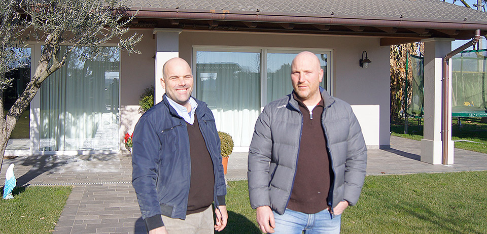 Massimo e Diego Chiari, titolari di MD Costruzioni Srl